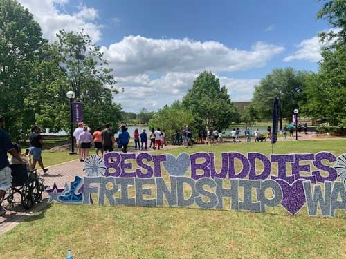 MGA's Macon Campus hosted the first Middle Georgia Best Buddies Friendship Walk. 